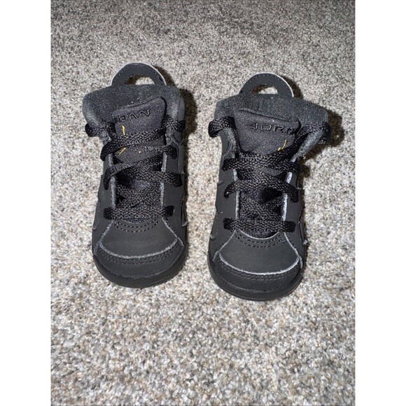 Jordan 6 Retro DMP (TD) Size 4C Black - Picture 1 of 5